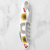 コルクボトルオープナーヒマワリ ソムリエナイフ (裏面)