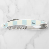 コルクボトルオープナービエージブルーストライプ ソムリエナイフ (裏面)