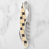 コルクボトルオープナーベージュアンドブラック ソムリエナイフ (裏面)