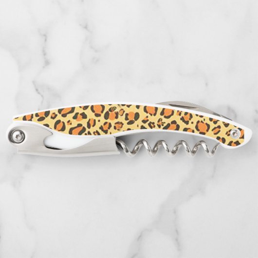 コルクボトルオープナーレオパード ソムリエナイフ (正面)