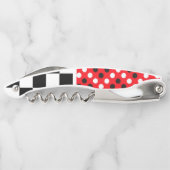 コルクボトルオープナーレッドブラック ソムリエナイフ (裏面)