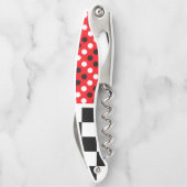 コルクボトルオープナーレッドブラック ソムリエナイフ (裏面)