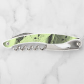 コルクボトルオープナー猫ネコ子猫グリーン ソムリエナイフ (裏面)