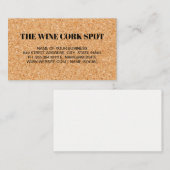 コルクボードの背景テクスチャ 名刺 (正面/裏面)