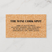 コルクボードの背景テクスチャ 名刺 (正面)