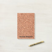 コルクボードパーソナライズされた文字 ポストイット (デスク上)