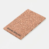 コルクボードパーソナライズされた文字 ポストイット (アングル)