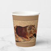 コルクボードルックギニアピグ 紙コップ (裏面)