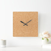 コルクボード スクエア壁時計 (ホーム)