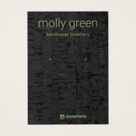 コルクモダンイヤリングジュエリー表示カード