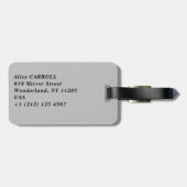 コルクラ町のランドゲート – ダルマティア，クロアチア ラゲッジタグ (裏面横)