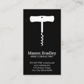 コルクワインオープナー 名刺 (正面)