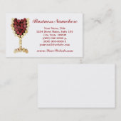 コルクワイングラスの名刺 名刺 (正面/裏面)