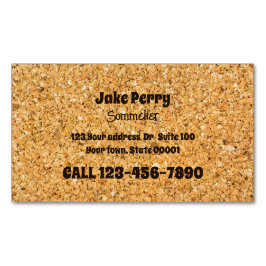 コルクワインコンサルタント マグネット名刺