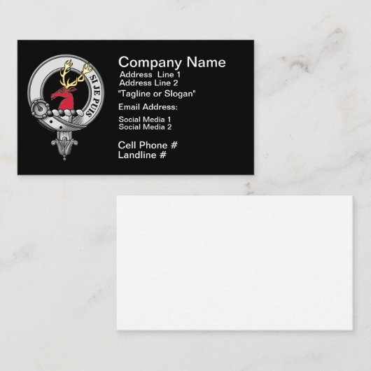 コルクーンクレストバッジ 名刺 (正面/裏面)