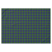 コルクーンタータンチェックブルーグリーンプレイド テーブルクロス (正面(横))