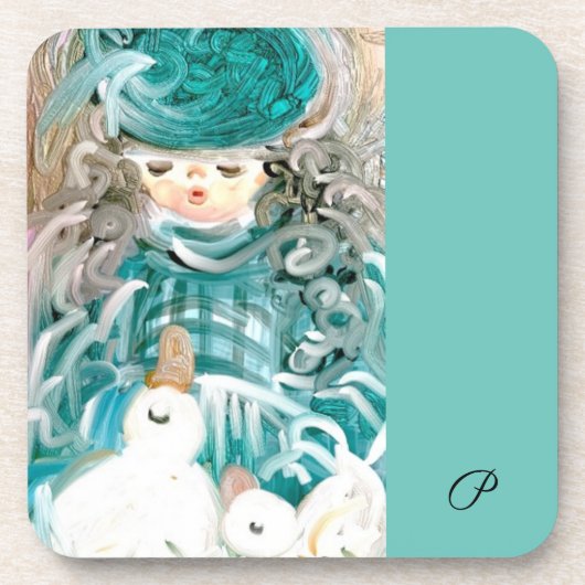 コルク下地を使用した高光沢プラスチック塗装機 コースター (正面)