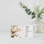 コルク付き名刺抽象芸術 名刺 (スタンド正面)