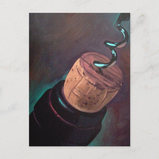 コルク及びオープナーHI-RES ポストカード (正面)