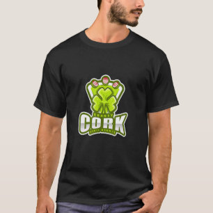 コルク反乱軍シャムロックアイルランドイ伝統的リ Tシャツ