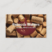 コルク山 | ワインとシティの建物 名刺 (正面)