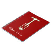 コルク抜き手帳 ノートブック (左側)