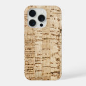コルク樫柄 iPhoneケース (裏面)