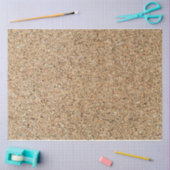 コルク背景のテクスチャと構造のギフト 薄葉紙 (クラフト)