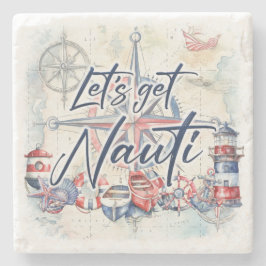 コルク航海の底を備えたテーマストーンコースター ストーンコースター