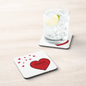 コルク裏付きハードコースター - 6個セット コースター (右側)