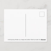 コルク、アイルランドの花、川のリーの郵便はがき ポストカード (裏面)