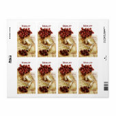 コルク、コルク抜き及び葡萄ワインボトルラベル ラベル (フルシート)