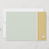 コルク·ポップ・アートの招待状 招待状 (裏面)