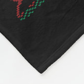 コルグメリーマス醜いセーターおもしろいコルギクリスマスT フリースブランケット (角)