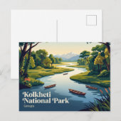 コルケティ国立公園 ジョージア ポストカード (正面/裏面)