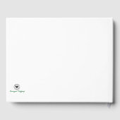 コルゲストブック | 豪華な結婚式 ゲストブック (裏面)