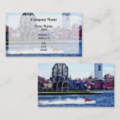 コルゲートクロックでのジェットスキー 名刺 (正面/裏面)