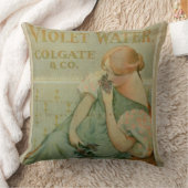 コルゲート及びCoによるポスター広告「すみれ色水」、 クッション (ブランケット)