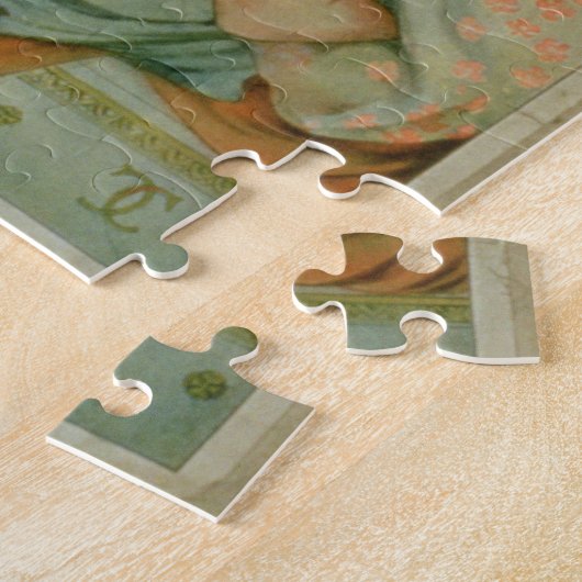 コルゲート及びCoによるポスター広告「すみれ色水」、 ジグソーパズル (側面)