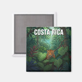 コルコバドナショナルパークコスタリカジャガー マグネット (正面/裏面)