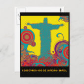コルコバドポップ・アートのスタイル ポストカード (正面/裏面)
