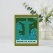 コルコバド図デザイン ポストカード (スタンド正面)