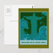 コルコバド図デザイン ポストカード (正面/裏面)