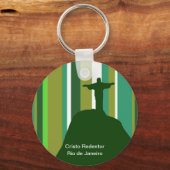 コルコバド，リオ – ブラジル キーホルダー (正面)