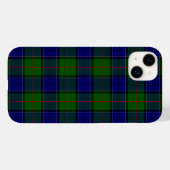 コルコーエン タルタン ブルー グリーン チェック Case-Mate iPhoneケース (裏面 (横))