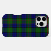 コルコーエン タルタン ブルー グリーン チェック iPhoneケース (裏面横)