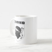 コルシカの紋章(フランス) コーヒーマグカップ (正面左)