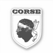 コルシカの紋章(フランス) シール (正面)