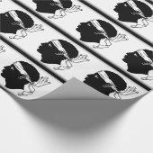 コルシカフランスの旗 ラッピングペーパー (角)