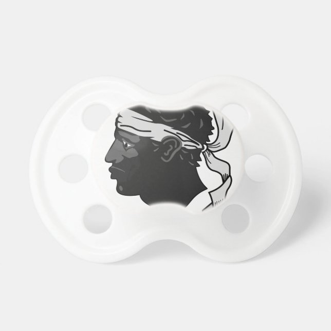 コルシカフランスの紋章付き外衣 おしゃぶり (正面)